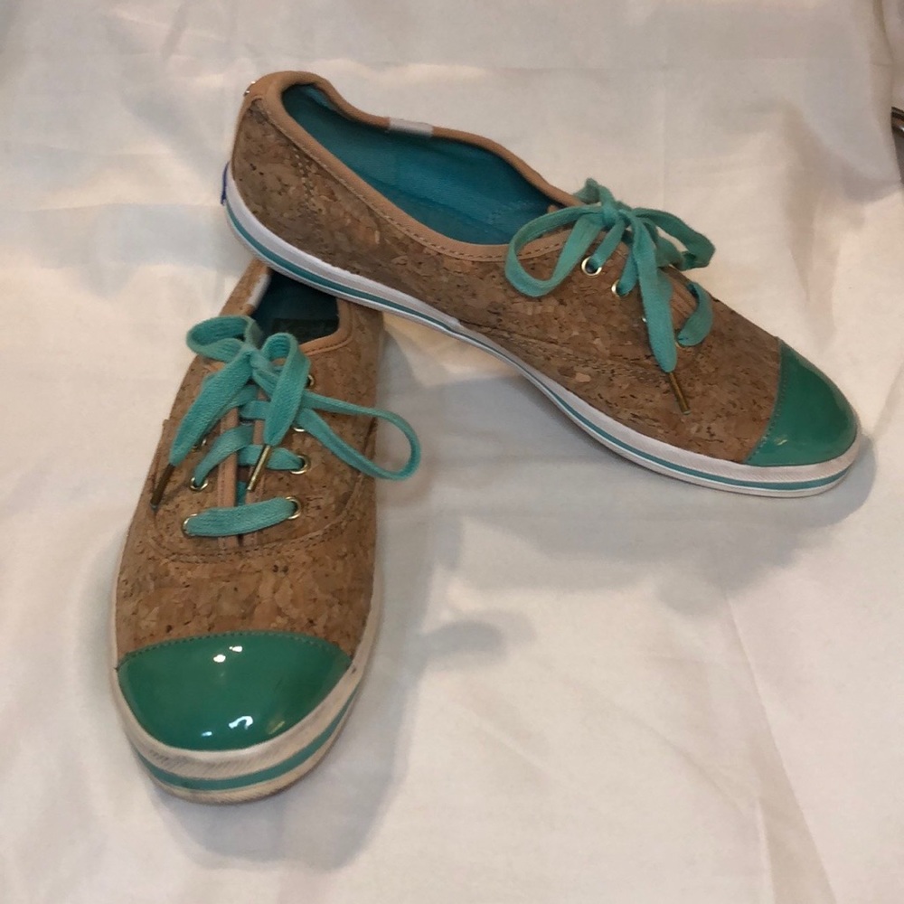 Kate Spade and Keds Cork Sneakers Size 6.5 - Picture 1 of 8